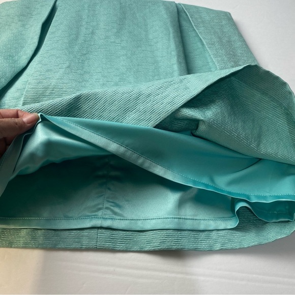 Love21 women’s Mini‎ Dress Size S Seafoam Green zipper sleeveless pre owned - Picture 15 of 16